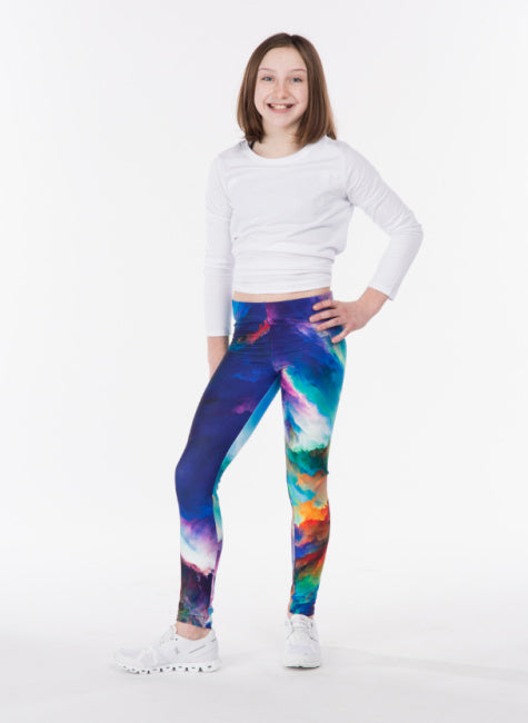 Watercolor Kids Pants by Colorado Threads Clothing