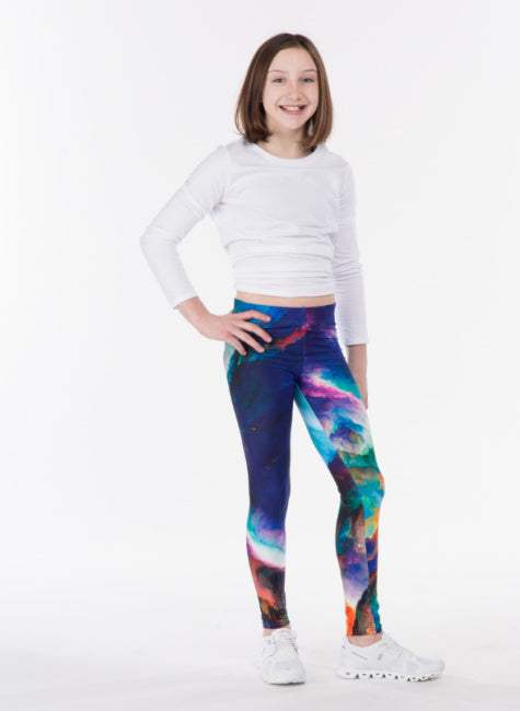 Watercolor Kids Pants by Colorado Threads Clothing