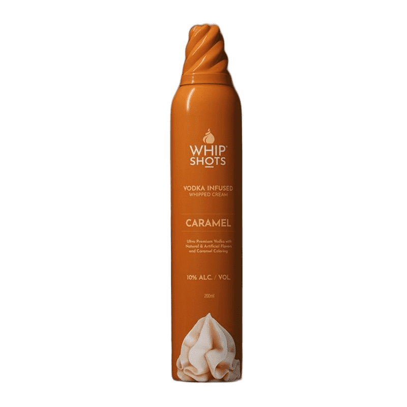 Whipshots Caramel Vodka Infused Whipped Cream (200ml) by CraftShack Spirits Marketplace