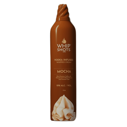 Whipshots Mocha Vodka Infused Whipped Cream (375ml) by CraftShack Spirits Marketplace