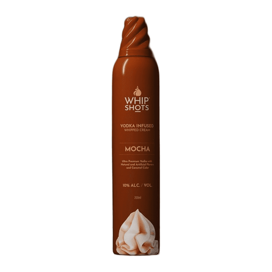 Whipshots Mocha Vodka Infused Whipped Cream (200ml) by CraftShack Spirits Marketplace