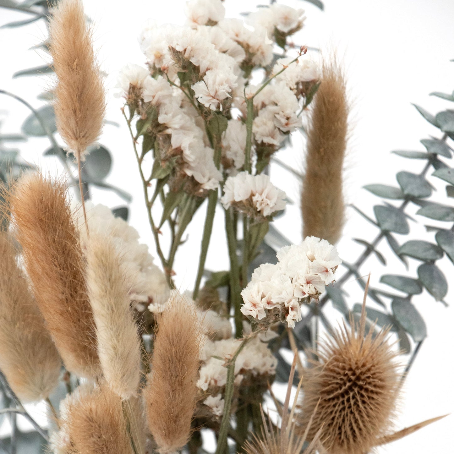 White Washed Eucalyptus & Thistle Bouquet by Andaluca Home