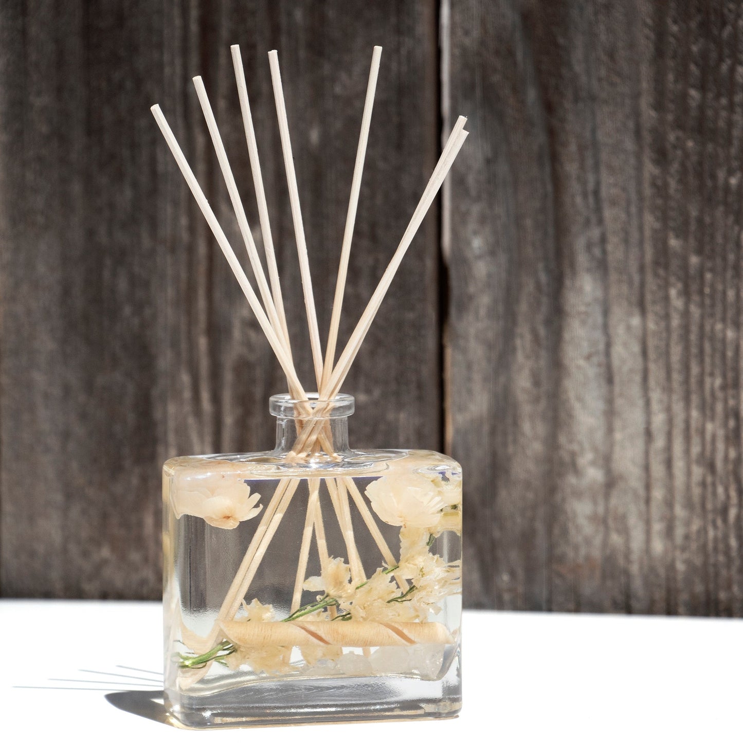 White Selenite & Sandalwood Reed Diffuser by Andaluca Home