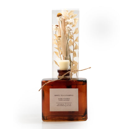 White Tea & Pampas Bouquet Reed Bundle Fragrance Diffuser by Andaluca Home