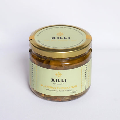 Xilli Jalapeños en Escabeche Case - 12 Jars x 10 oz by Farm2Me