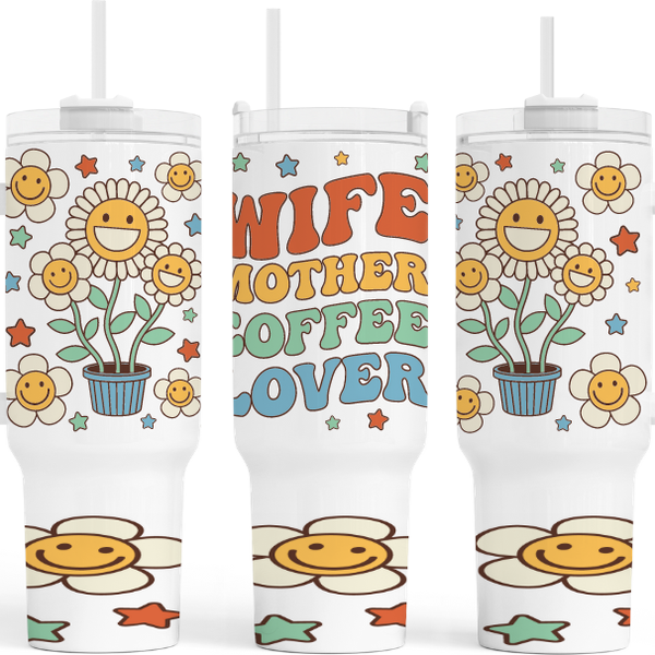 Wifey 40 oz. Tumbler by Crafty Casey's