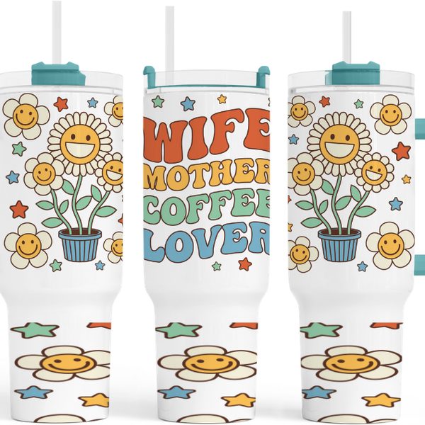 Wifey 40 oz. Tumbler by Crafty Casey's