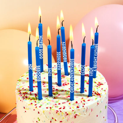 Wishing You: Birthday Candles - Blue by 54Celsius