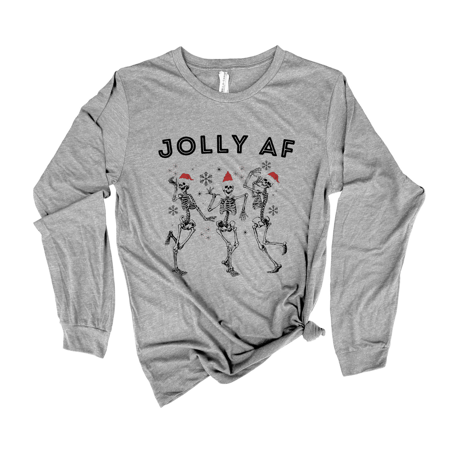 Jolly AF Long Sleeve Christmas Shirt, Festive Holiday 162 *UNISEX FIT* by 208 Tees