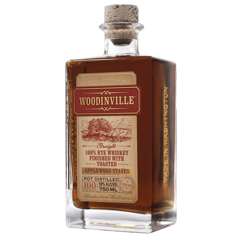 Woodinville Applewood Staves Straight Bourbon Whiskey by CraftShack Spirits Marketplace