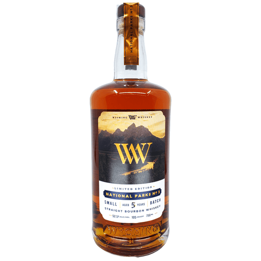 Wyoming Whiskey National Parks No. 3 Small Batch 5 Year Old Straight Bourbon Whiskey by CraftShack Spirits Marketplace