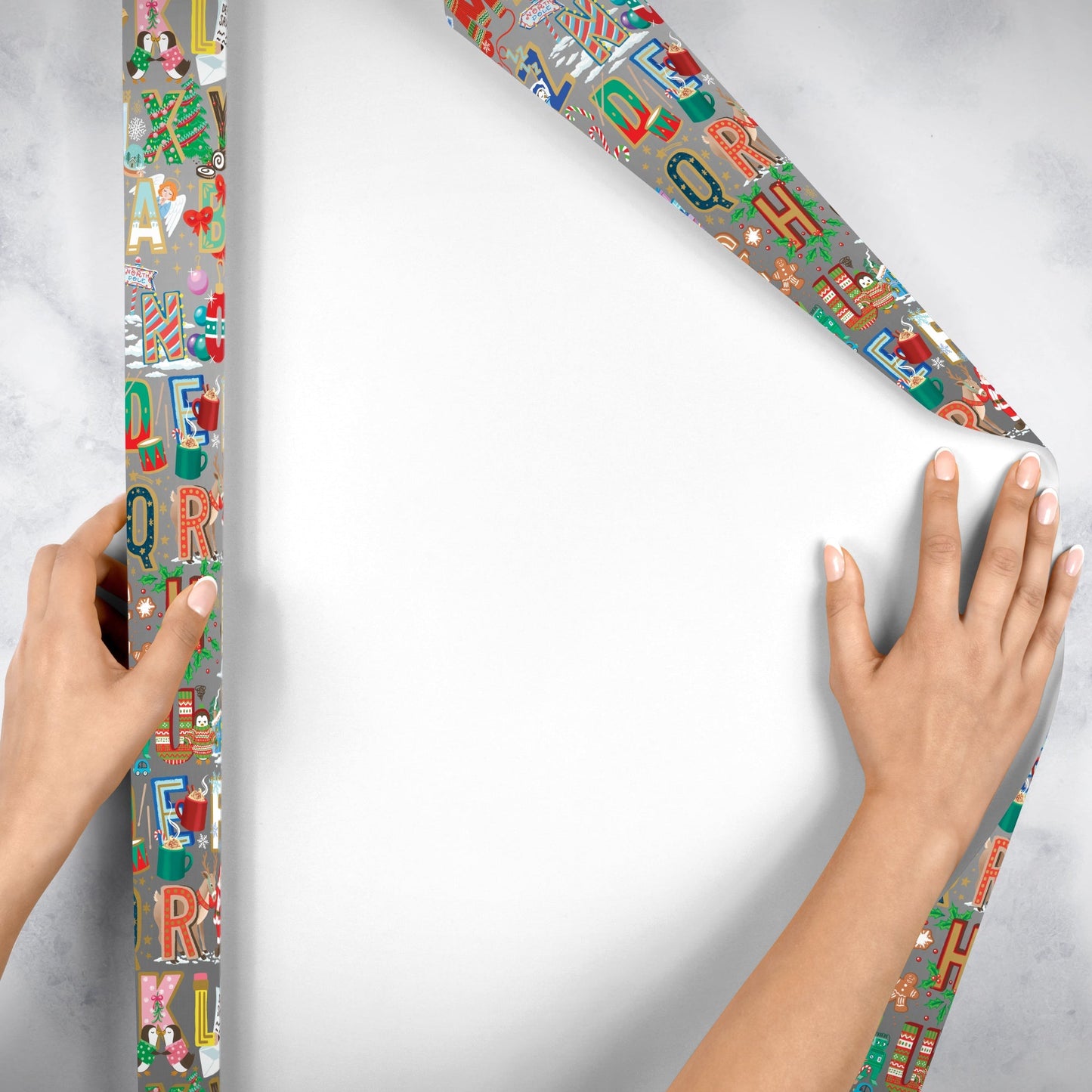Alphabet Christmas Gift Wrap by Present Paper