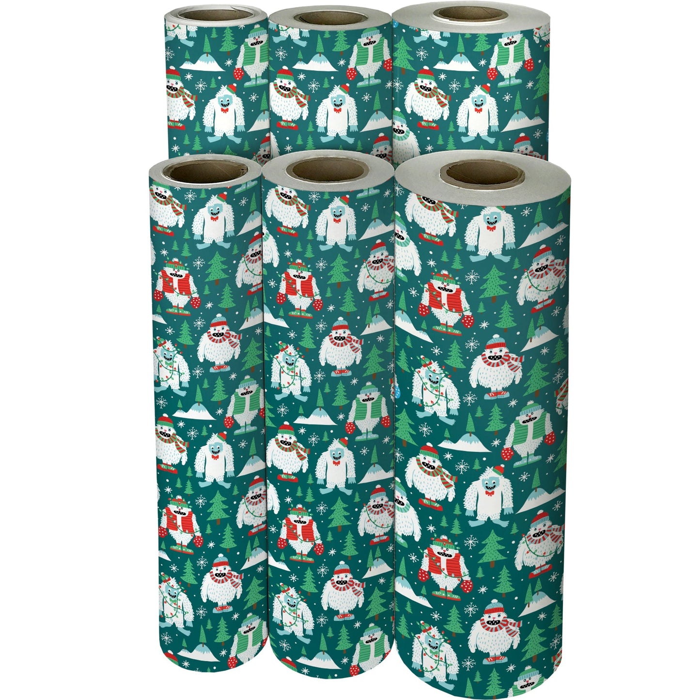 Yeti for the Holidays Christmas Gift Wrap by Present Paper