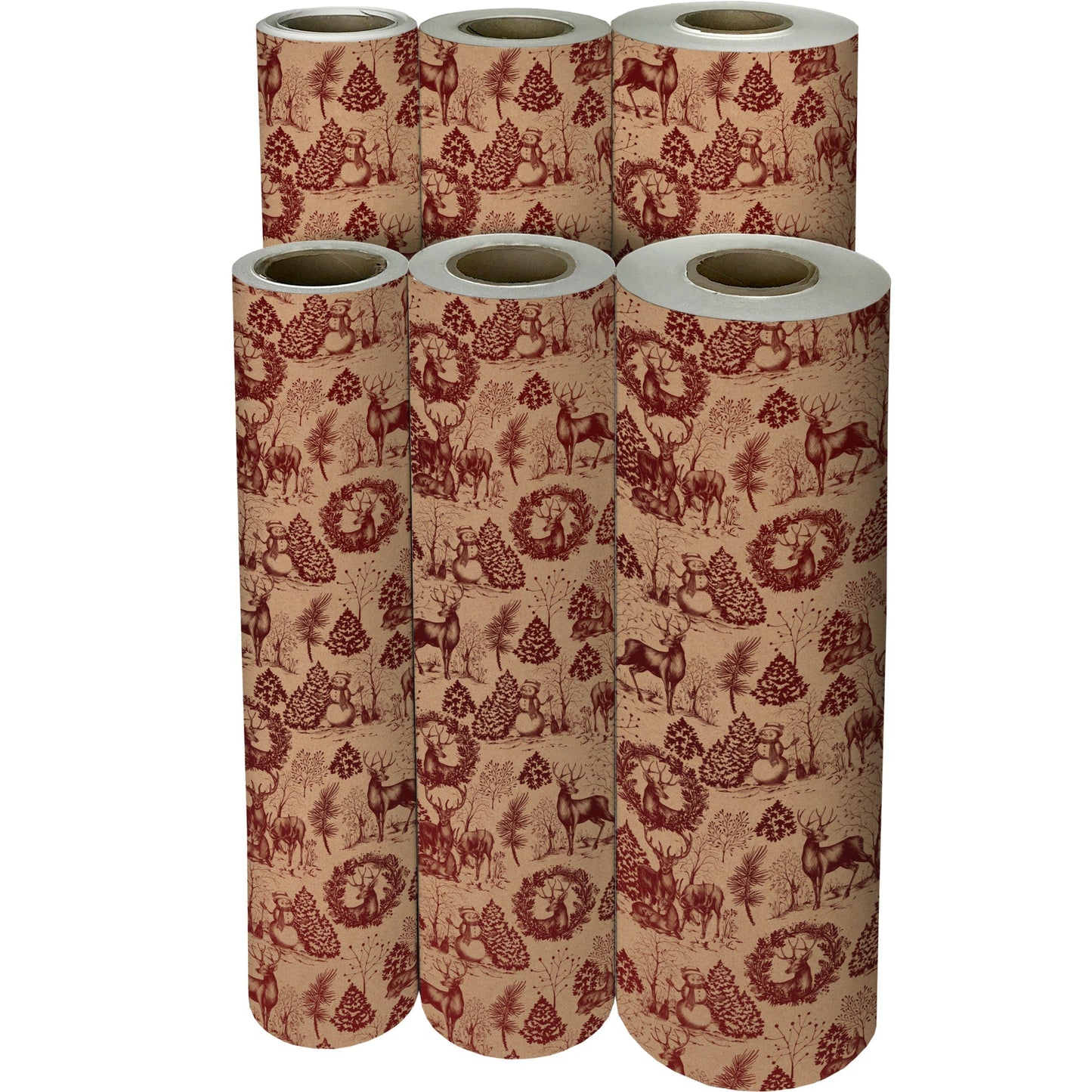 Winter Woods Christmas Gift Wrap by Present Paper