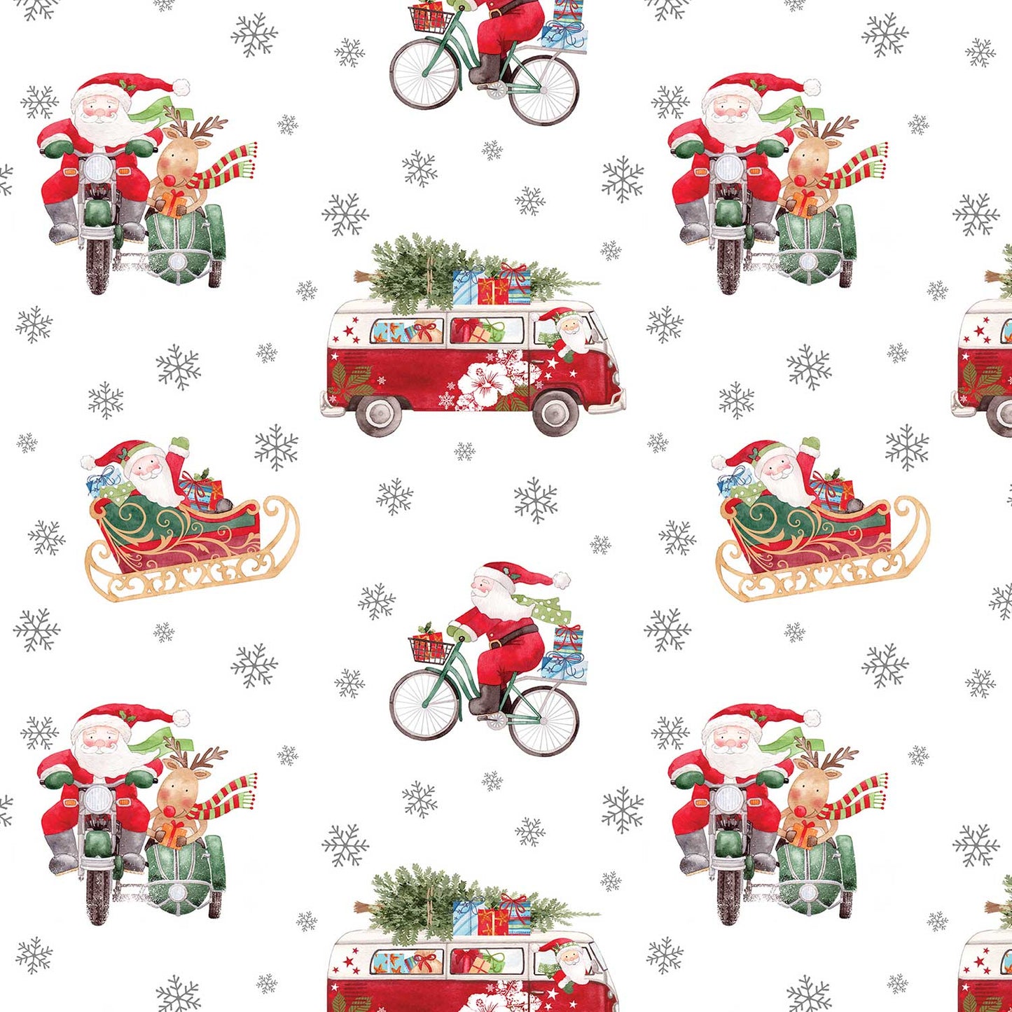 Santa Delivery Christmas Gift Wrap by Present Paper