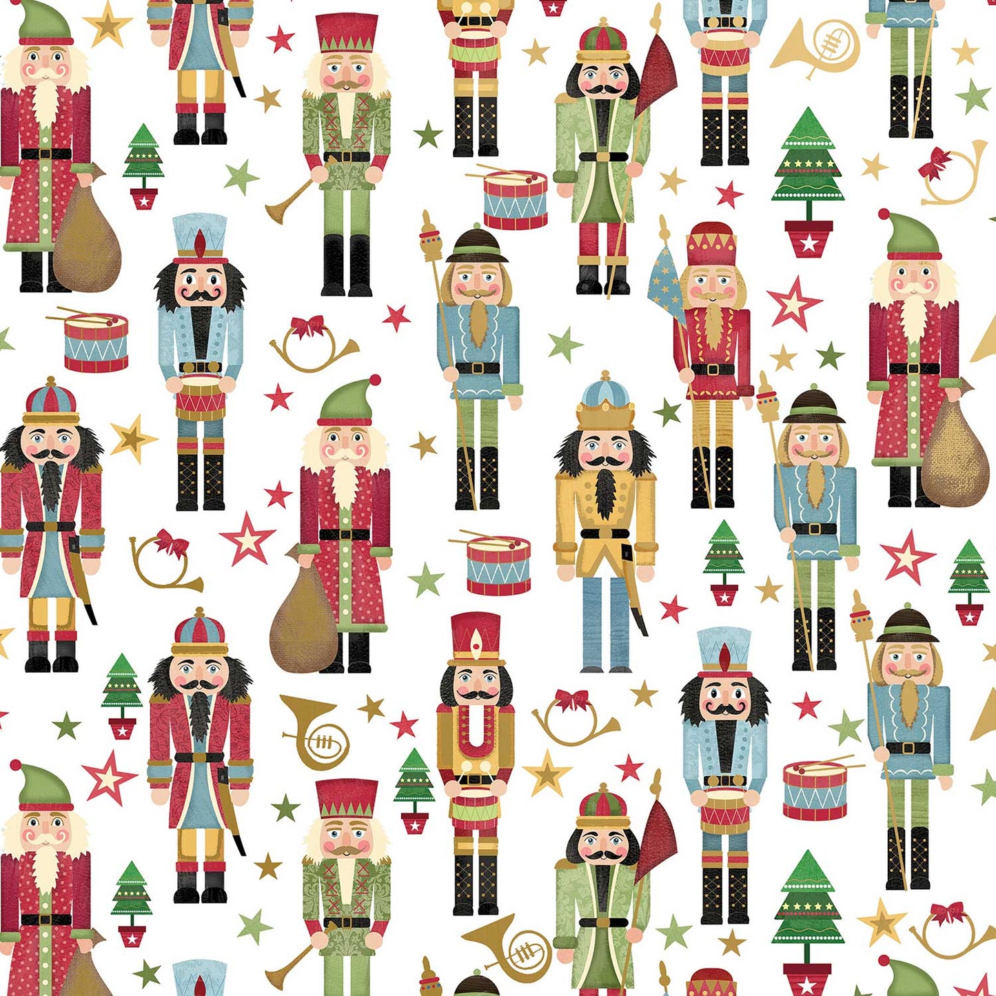 Nutcracker Christmas Gift Wrap by Present Paper