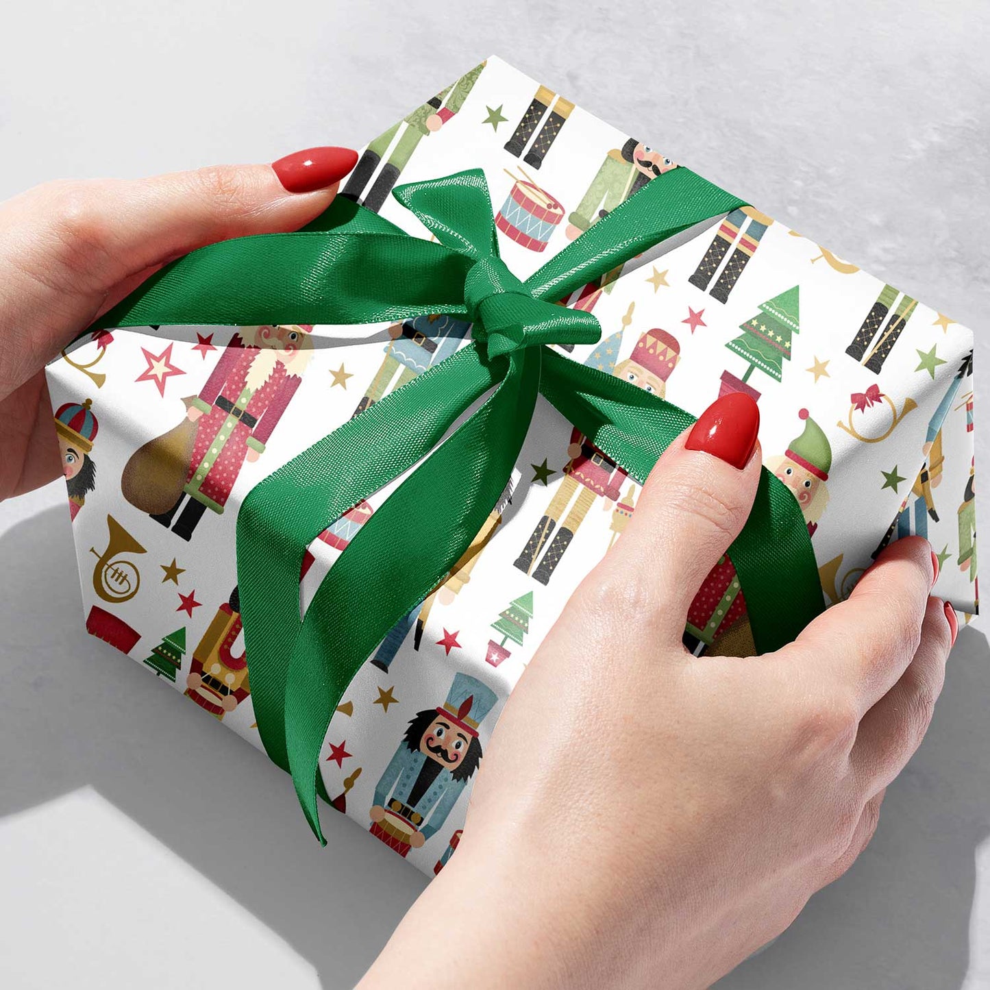 Nutcracker Christmas Gift Wrap by Present Paper