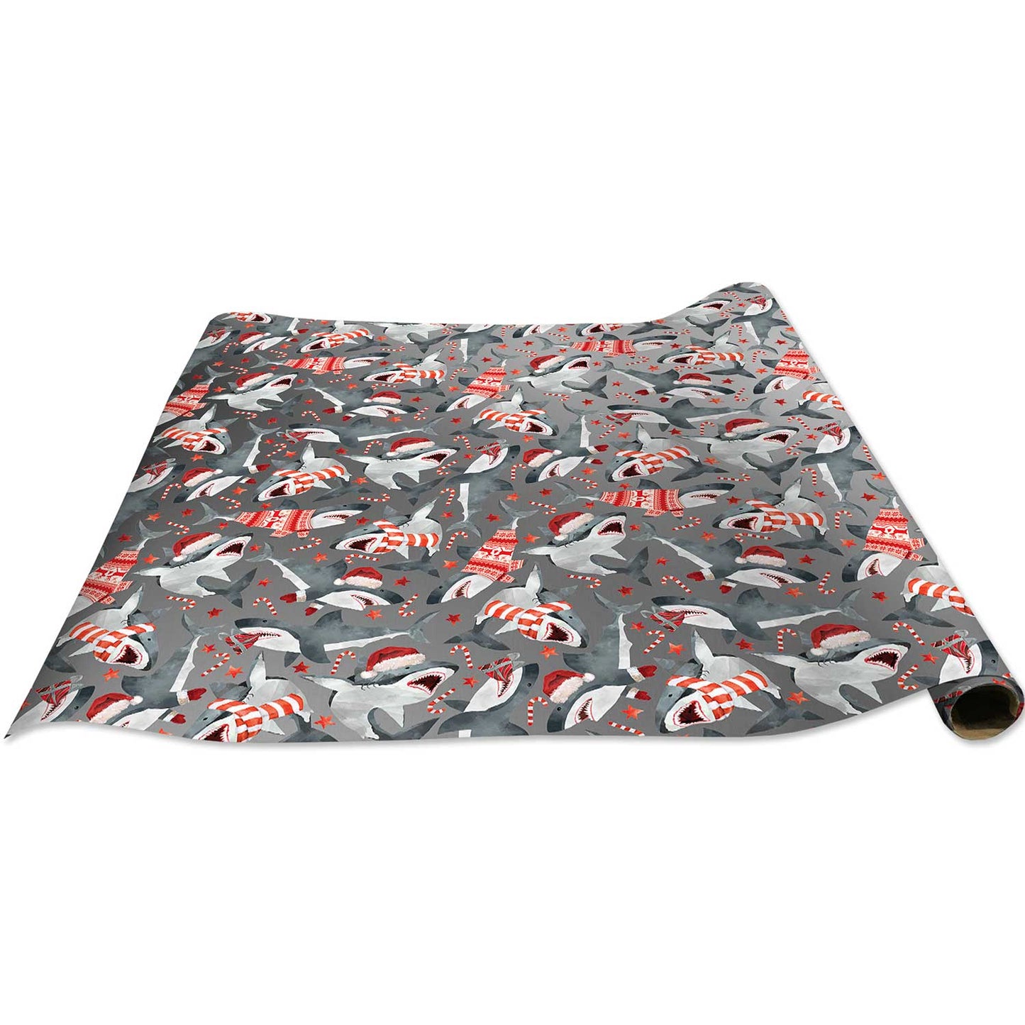 Sharks Christmas Gift Wrap by Present Paper