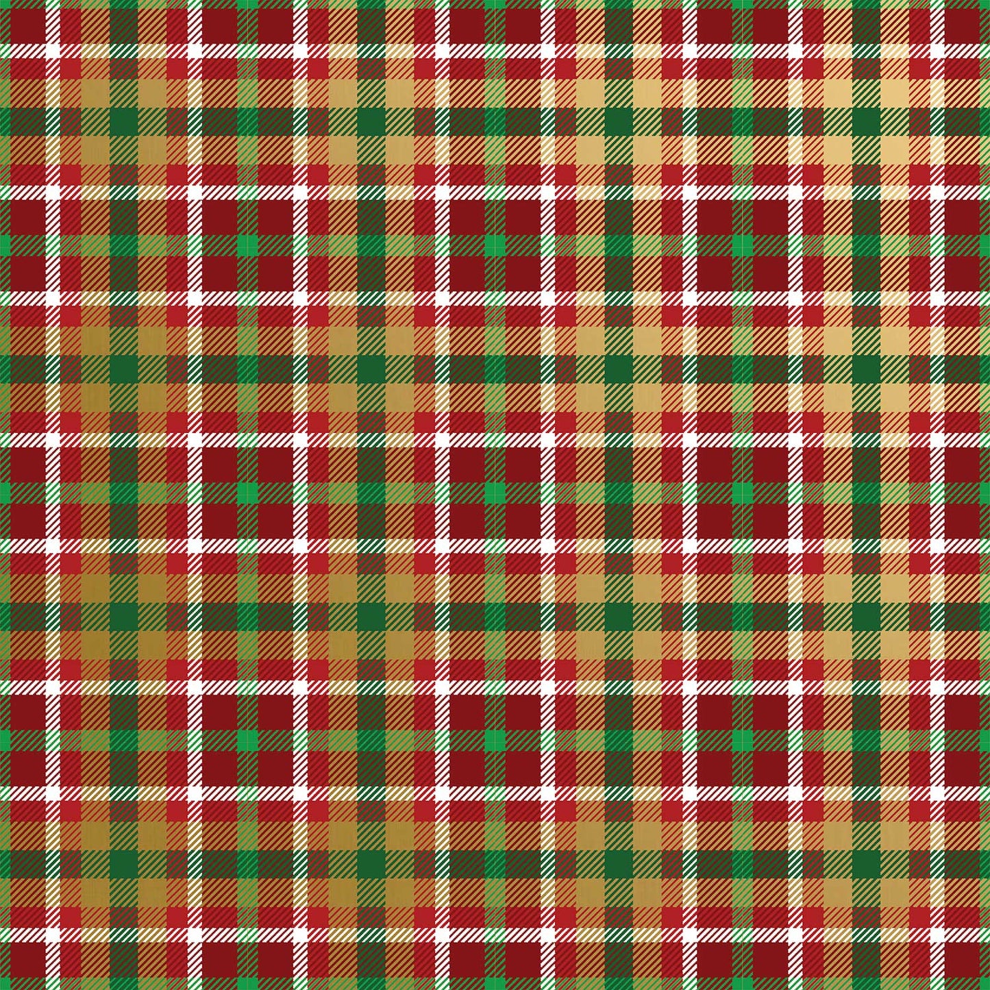 Plaid Christmas Gift Wrap by Present Paper