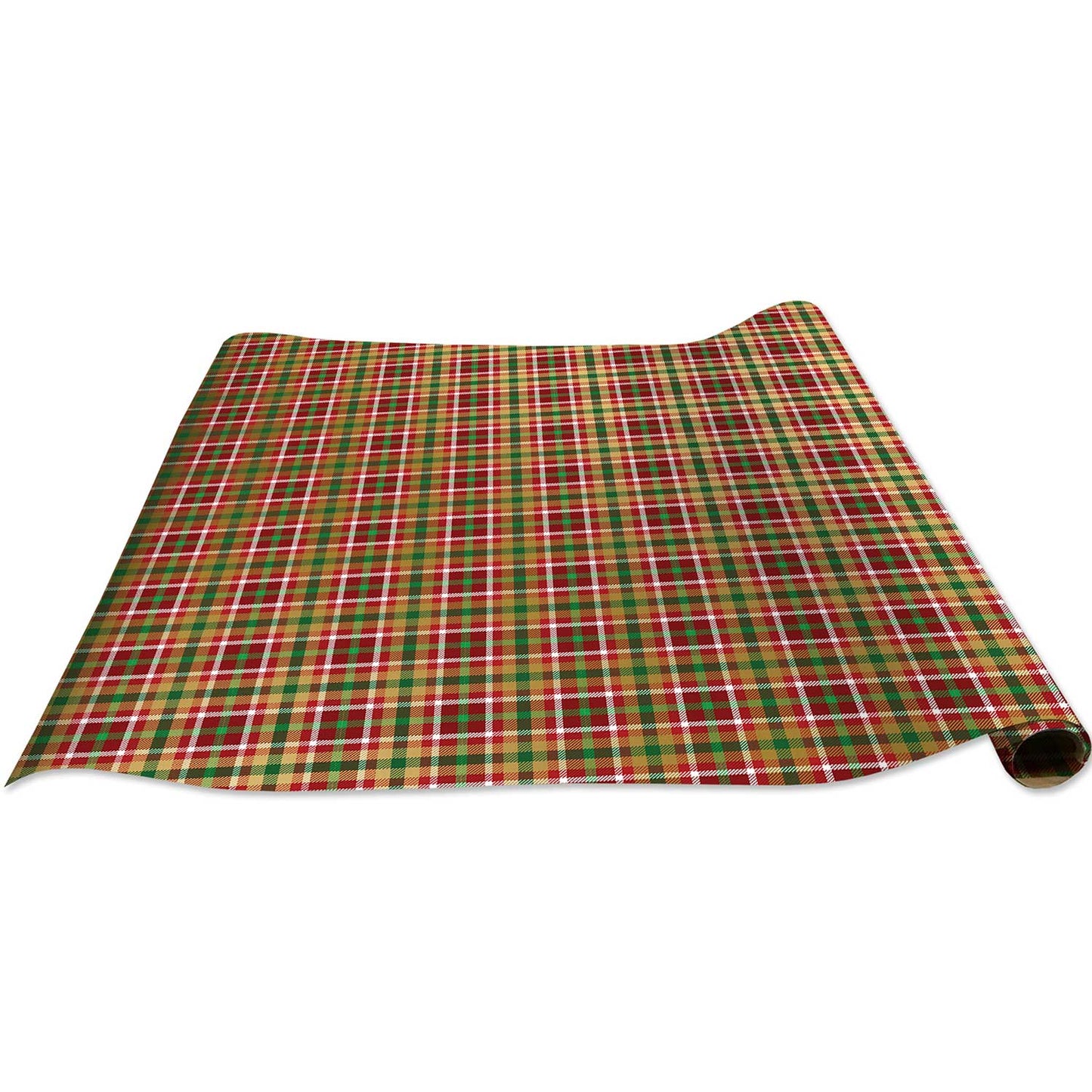 Plaid Christmas Gift Wrap by Present Paper
