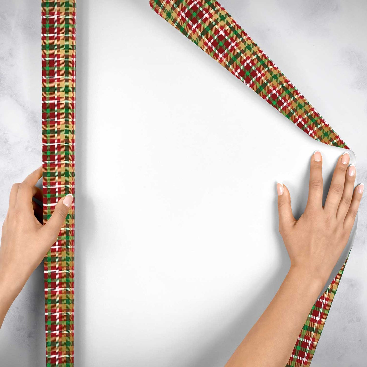 Plaid Christmas Gift Wrap by Present Paper