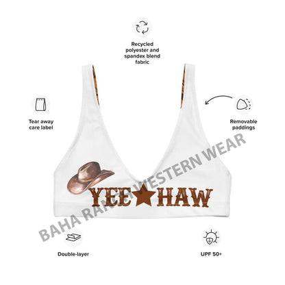 Yeehaw Bikini Top by Baha Ranch Western Wear