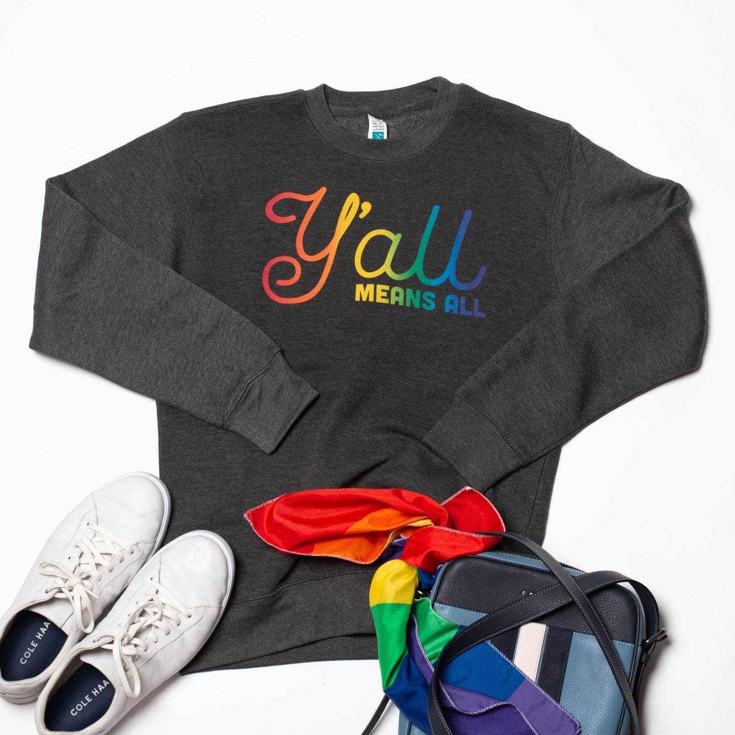 Yall Means All Sweater - Pride Edition by Music City Creative