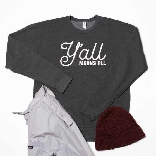 Yall Means All Sweater by Music City Creative