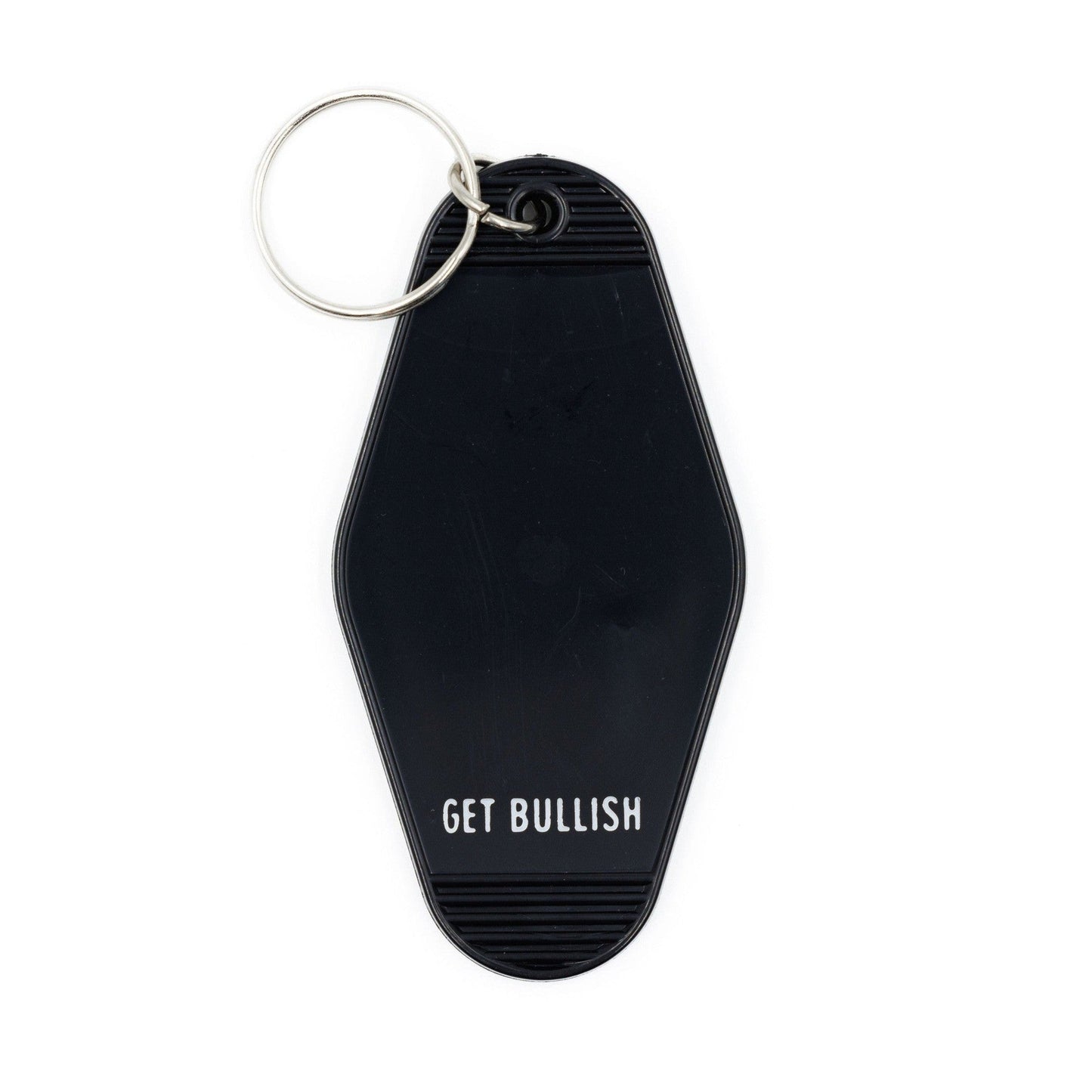 Yeah I Lift Weights Black Motel Style Keychain by The Bullish Store