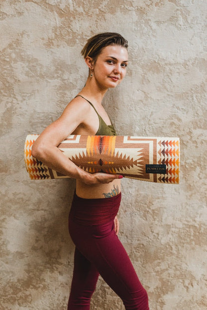 Pendleton x Yune Yoga Mat Harding Tan 5mm by Yune Yoga