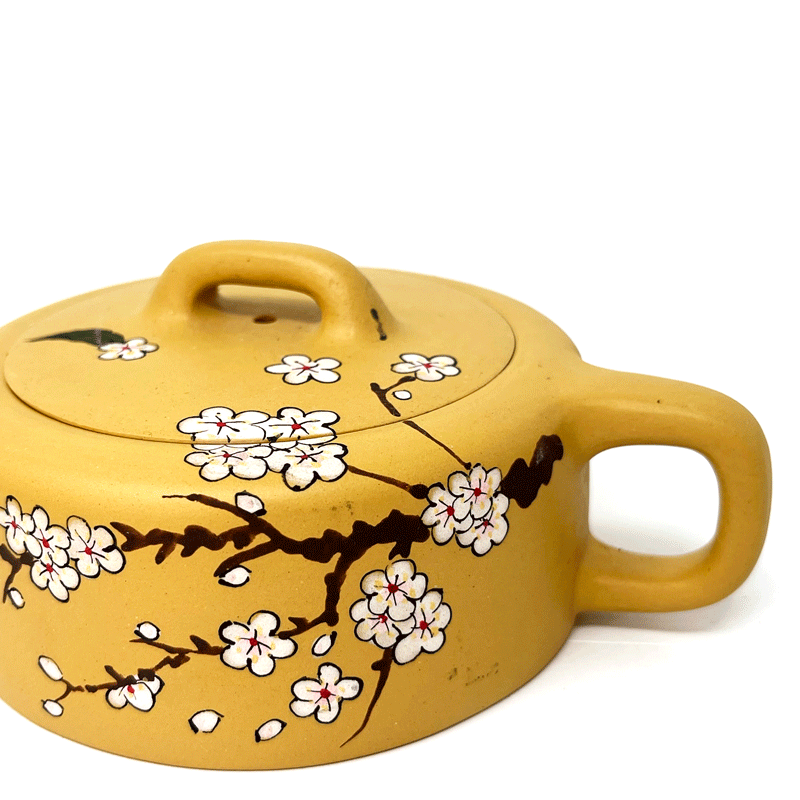 Yellow Flower Yixing Teapot Set by Tea and Whisk