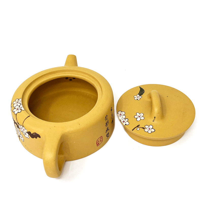 Yellow Flower Yixing Teapot Set by Tea and Whisk