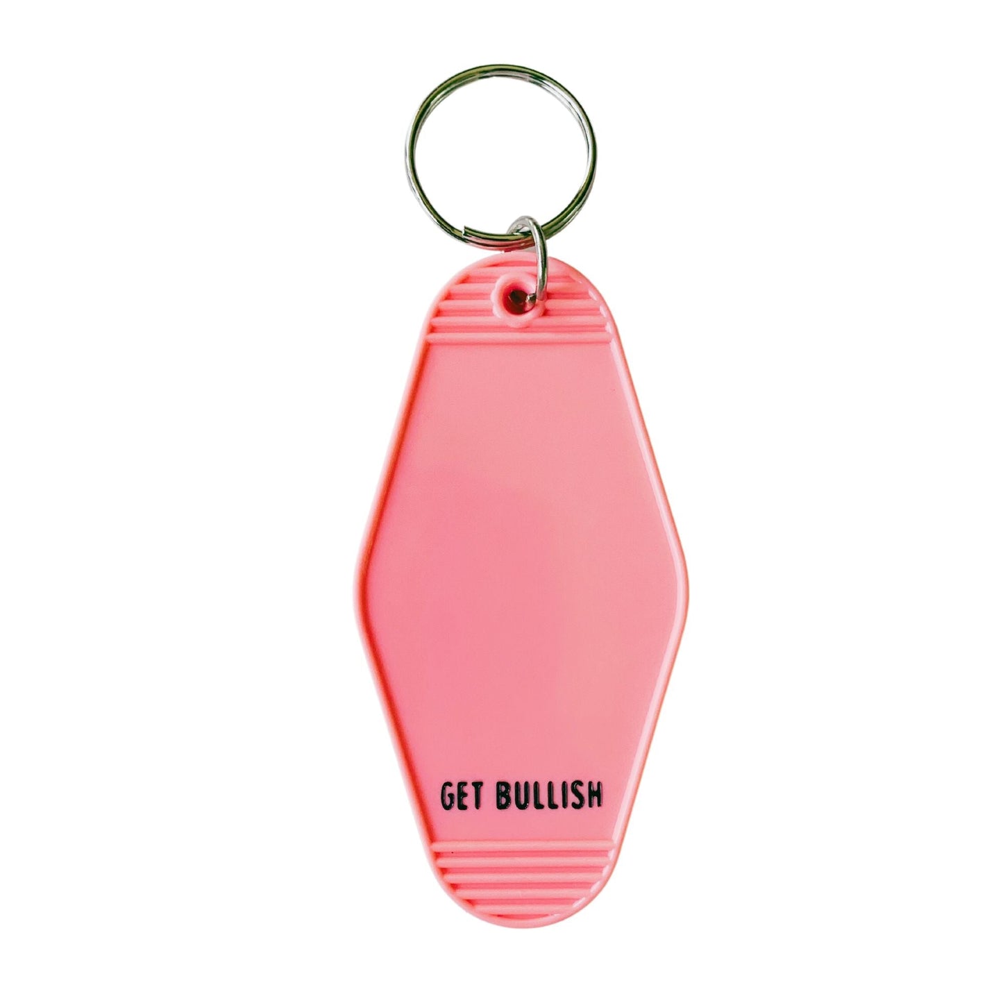 You Can't Spell Homeowner Without Meow Motel Style Keychain in Pink by The Bullish Store