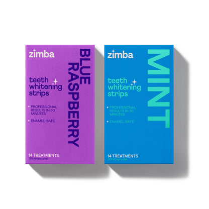 Teeth Whitening Strips Duo by Zimba Whitening