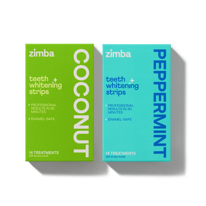 Teeth Whitening Strips Duo by Zimba Whitening