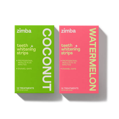 Teeth Whitening Strips Duo by Zimba Whitening