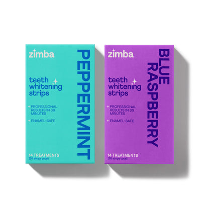 Teeth Whitening Strips Duo by Zimba Whitening