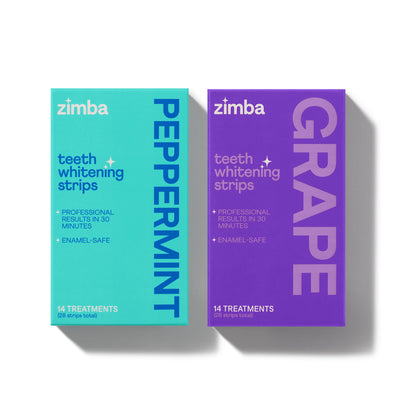 Teeth Whitening Strips Duo by Zimba Whitening