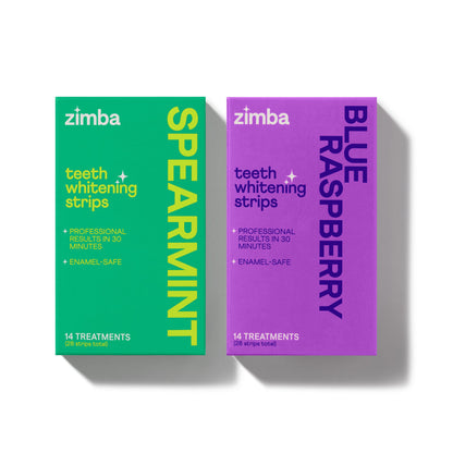 Teeth Whitening Strips Duo by Zimba Whitening