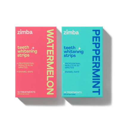 Teeth Whitening Strips Duo by Zimba Whitening