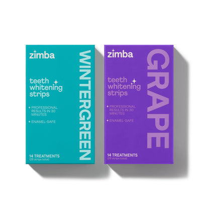 Teeth Whitening Strips Duo by Zimba Whitening