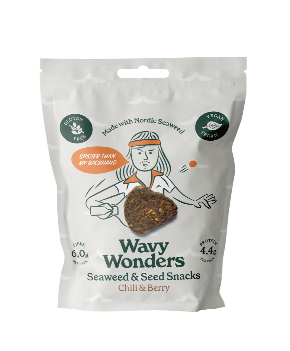 Seaweed & Super-Seed Snacks. Chili & Berry Bags - 14 Bags by Farm2Me