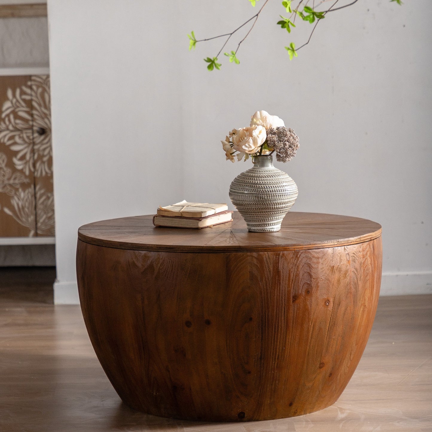 Vintage Style Bucket Shaped Coffee Table by Blak Hom