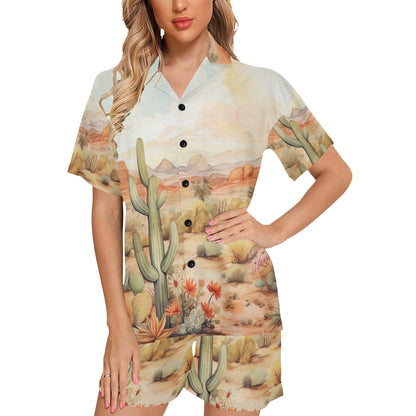 Watercolor Desert Women's Western Pajama Set by Baha Ranch Western Wear