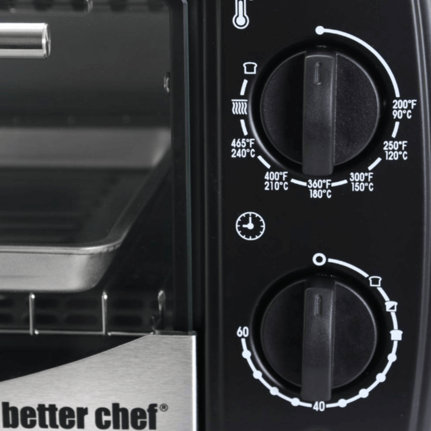 Better Chef 9L Toaster Oven Broiler with Slide-Out Rack and Bake Tray by Jupiter Gear Home