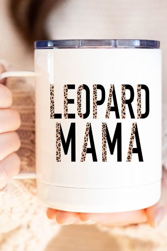 Leopard Mama Travel Mug