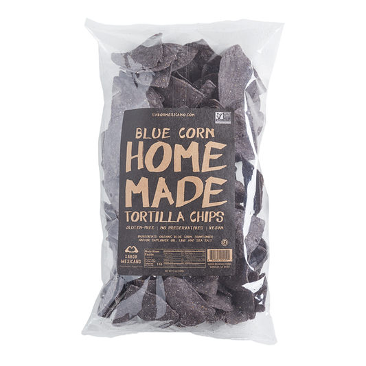 Sabor Mexicano - 'Home Made' Blue Corn Chips (12OZ) by The Epicurean Trader