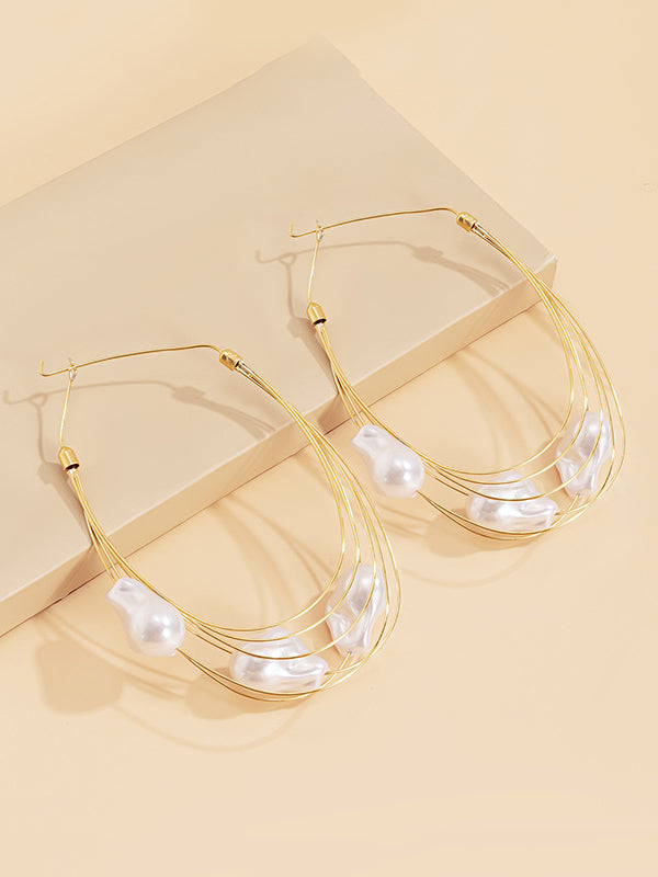 Normcore Tasseled Pearl Ear-Ring by migunica