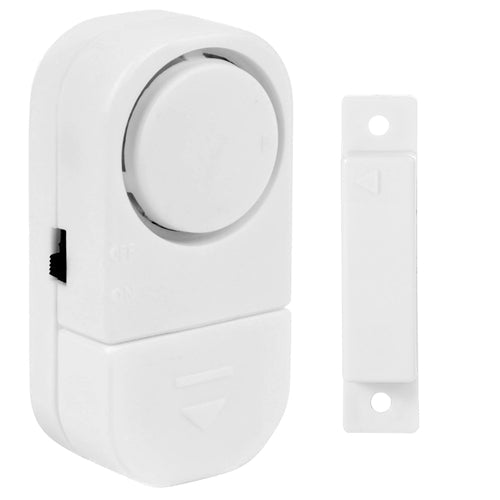 Wireless Window Door Magnet Alarms Magnetic Sensor Security Burglar Alarm For Kid Safety w/ Batteries - White by VYSN