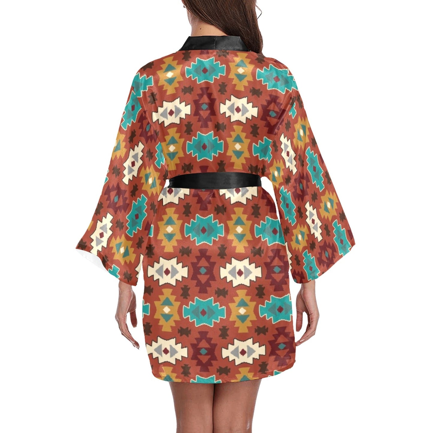 Old Aztec Women's Lounge Kimono Robe by Baha Ranch Western Wear